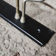 School wall coat holder with six metal legs GES