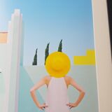 Framed screen printing