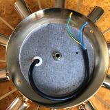 Ceiling lamp sun brass and crystal