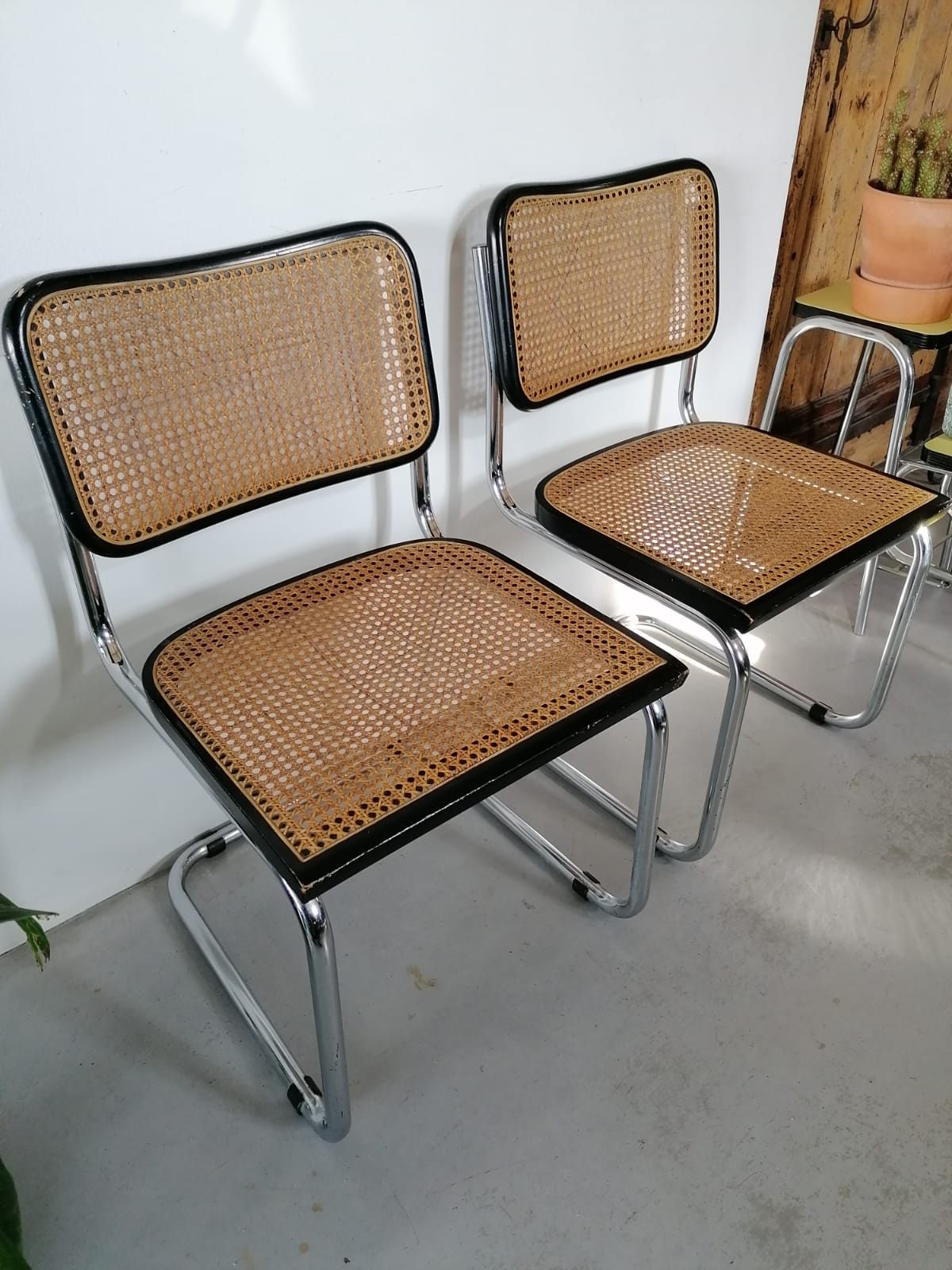 Pair of chairs Marcel Breuer B32