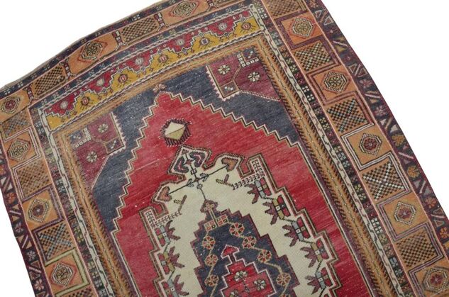 Turkish Vintage Home Living Rug