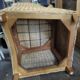 Armchair chair wicker feet wood