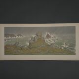 Lithograph by Henri Rivière The Magic of the Hours - The Storm