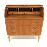 Scandinavian secretary, in teak, Sweden, 1950