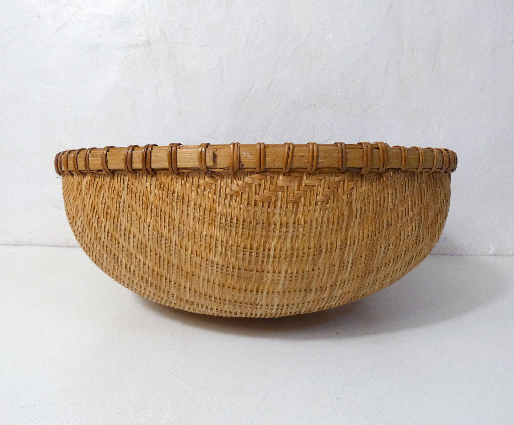 ethnic rattan and bamboo basketwork
