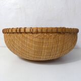 ethnic rattan and bamboo basketwork