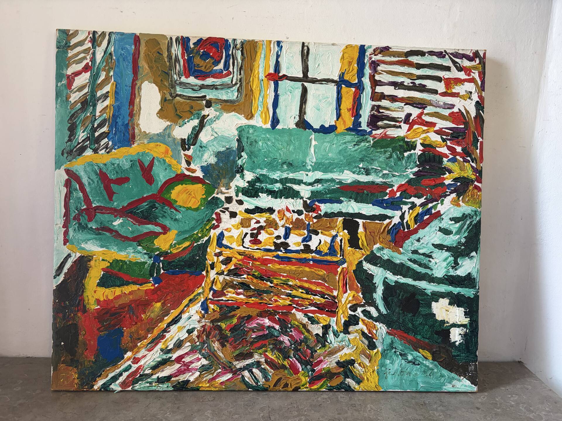 "Coin Salon" knife oil signed Jérôme Pezzillo 1992