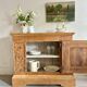Antique carved oak sideboard