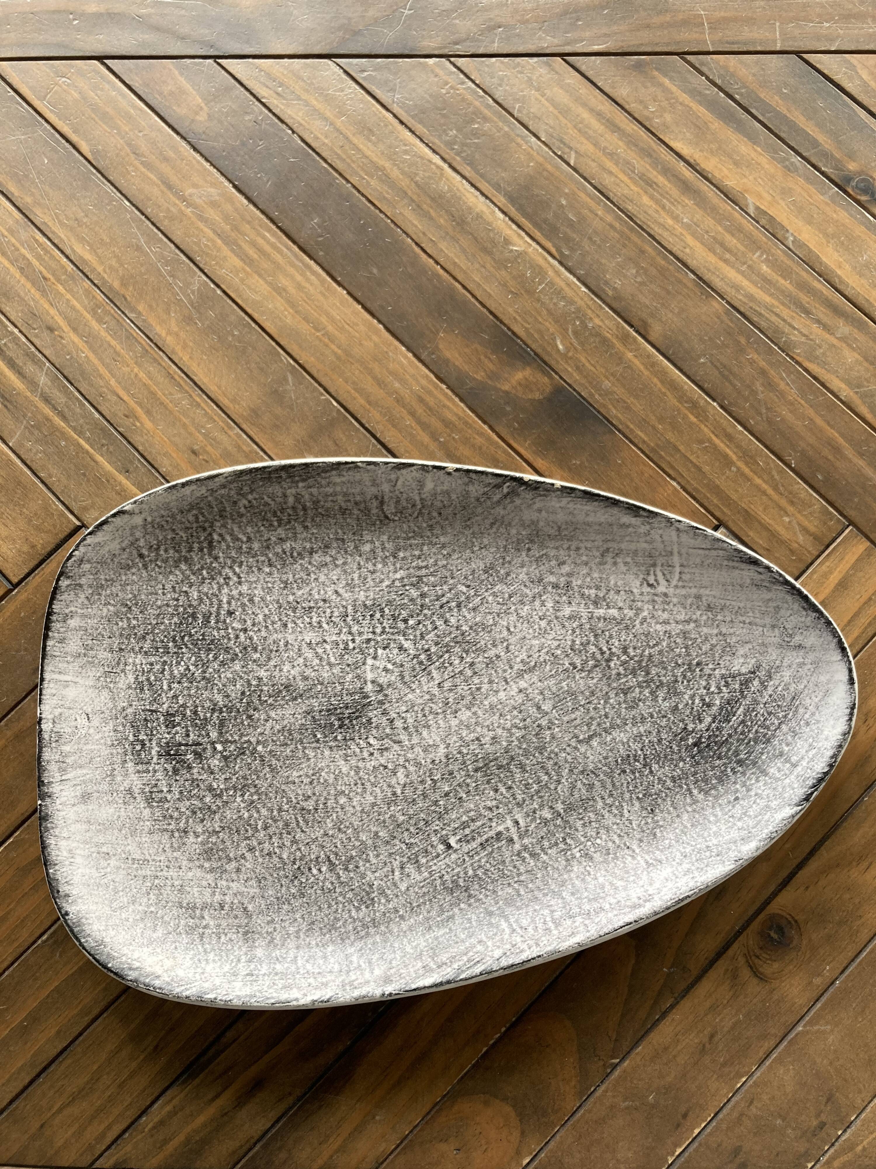 Plat "Crépuscule" Manufacture Niderviller années 50