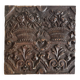 Pair of antique decorative panels in carved wood, 19th century