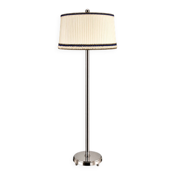 Art Deco floor lamp, 1930s, nickel-plated steel