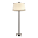 Art Deco floor lamp, 1930s, nickel-plated steel