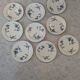 9 L.Bernardaud porcelain dessert plates
