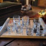 7 Octime Luminarc glasses – 1980s