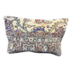 Housse de coussin neutre à motif floral 40x60cm