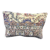 Housse de coussin neutre à motif floral 40x60cm