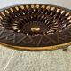 Large decorative openwork ceramic dish Vallauris 60s