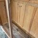 Parisian wardrobe / vintage wardrobe in raw wood