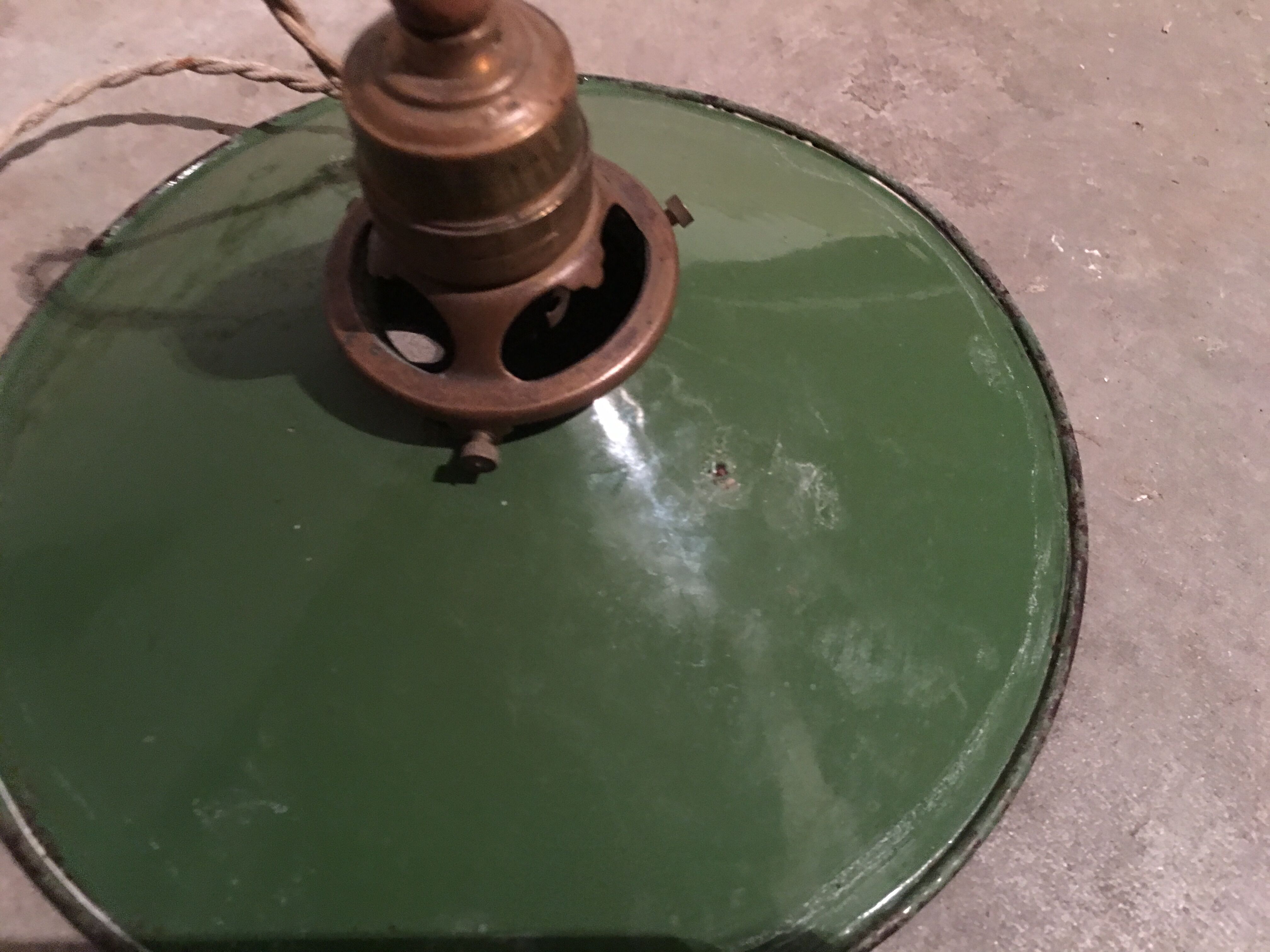 Hanging lamp bowl 50 years