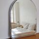 Grand miroir arche chrome 80s