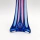 Large Sommerso Vase Murano Violet Blue 34cm