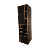 Étagère, bibliothèque rotative sur pied