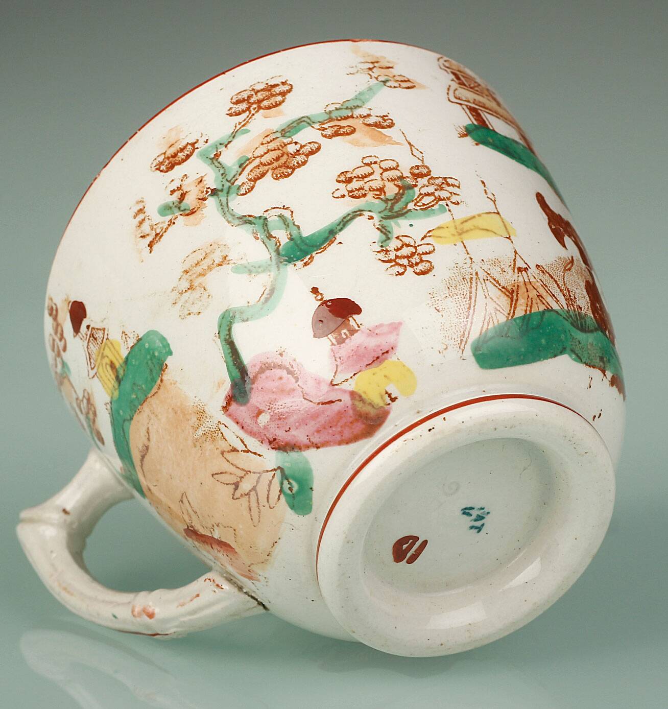 Coffee service Sarreguemines model Kyoto, 19th century