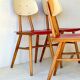 Dining Red Chairs by TON, 1960’