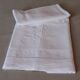 Drap ancien en lin début XXe monogrammé & brodé main