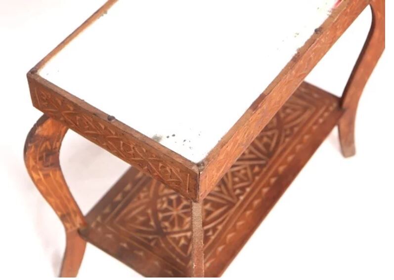 Small wooden console