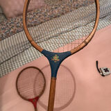 Raquettes vintage décoration