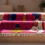 Natural handmade Berber rug 3x2 m