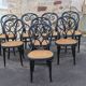 8 chaises Thonet modèle n°4 dites "café Daum" 1880