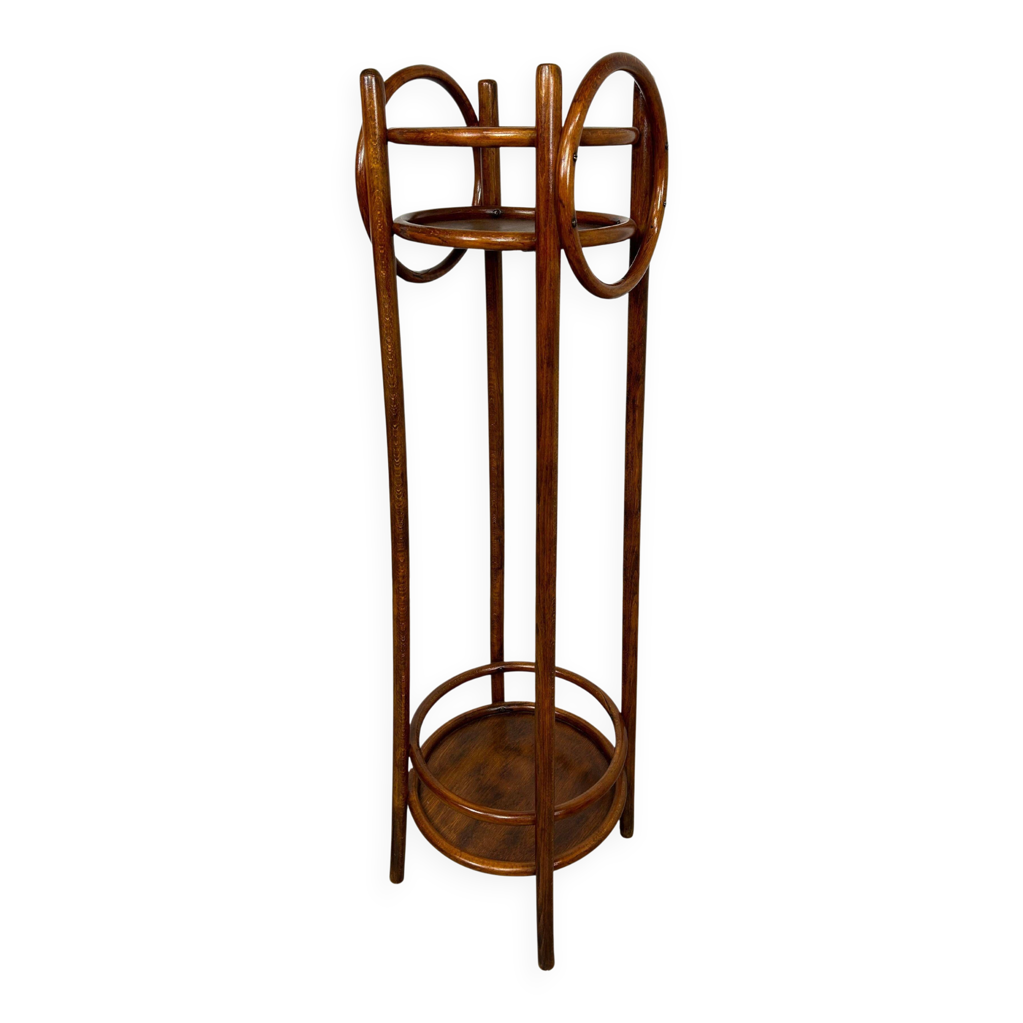 Bentwood side table attributed to Otto Wagner for Thonet.