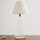 Lampe de table en plexiglas, lot de 2