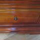 Cherrywood chest of drawers with ogee – 4 drawers – 80s – Louis Philippe style