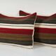 Set of 2 vintage kilim cushion covers 46x61 cm