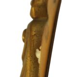 Classic Gold Leaf Mirror Crested Mirror Baroque Style 75cm