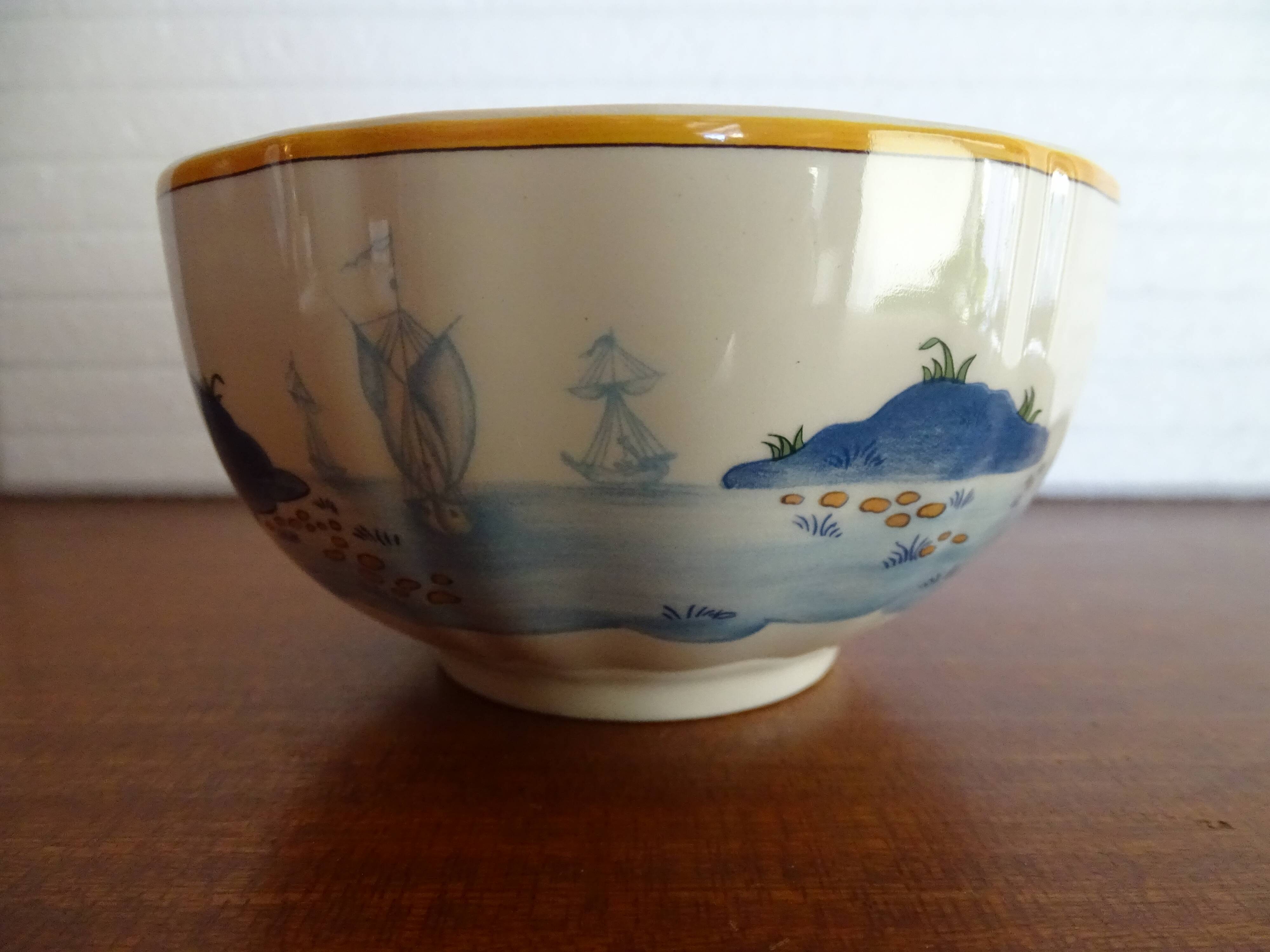 Earthenware lunch cups by Gien MAGELLAN - With box