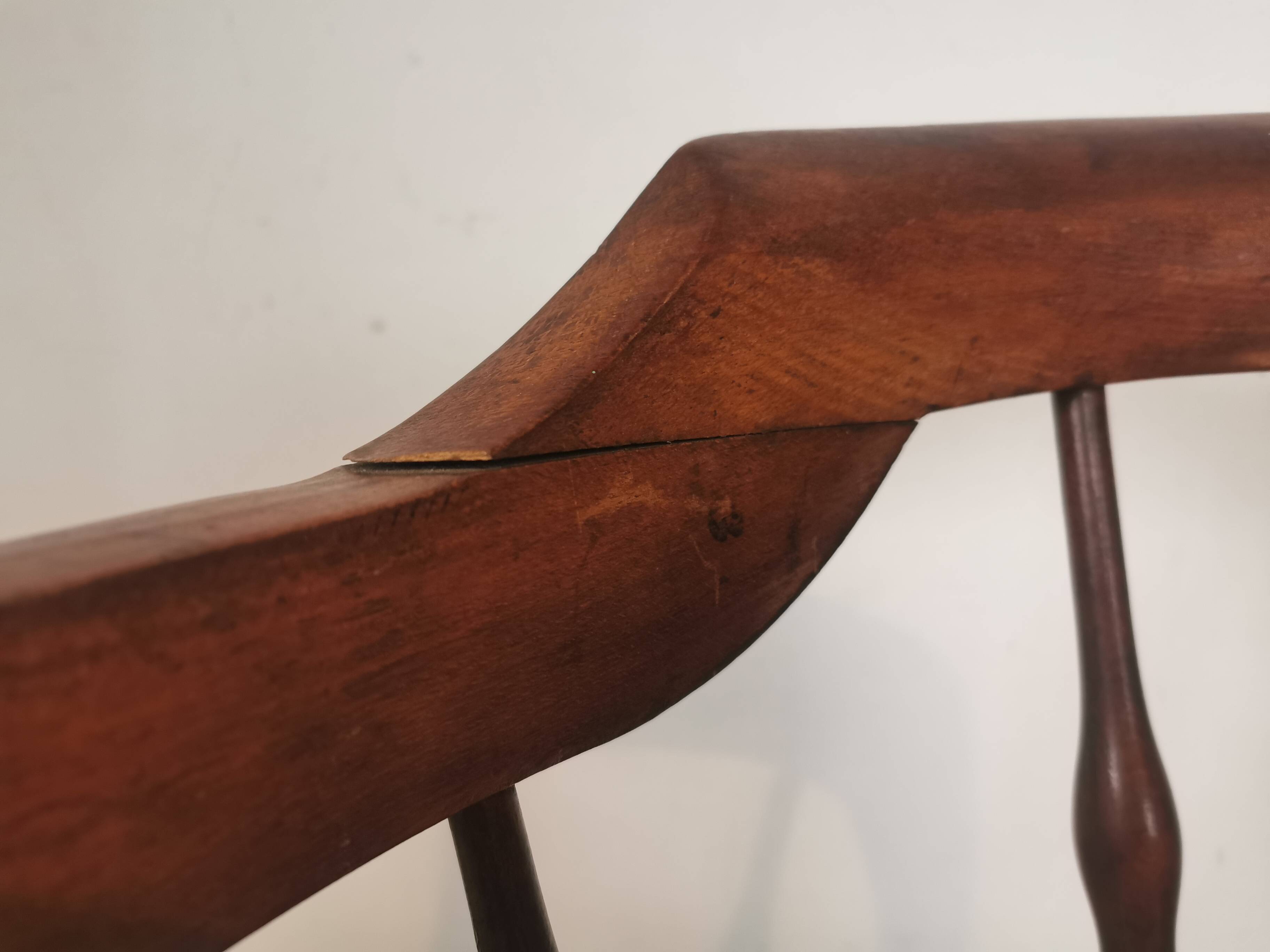 Fauteuil de bureau pivotant dit de capitaine vers 1900