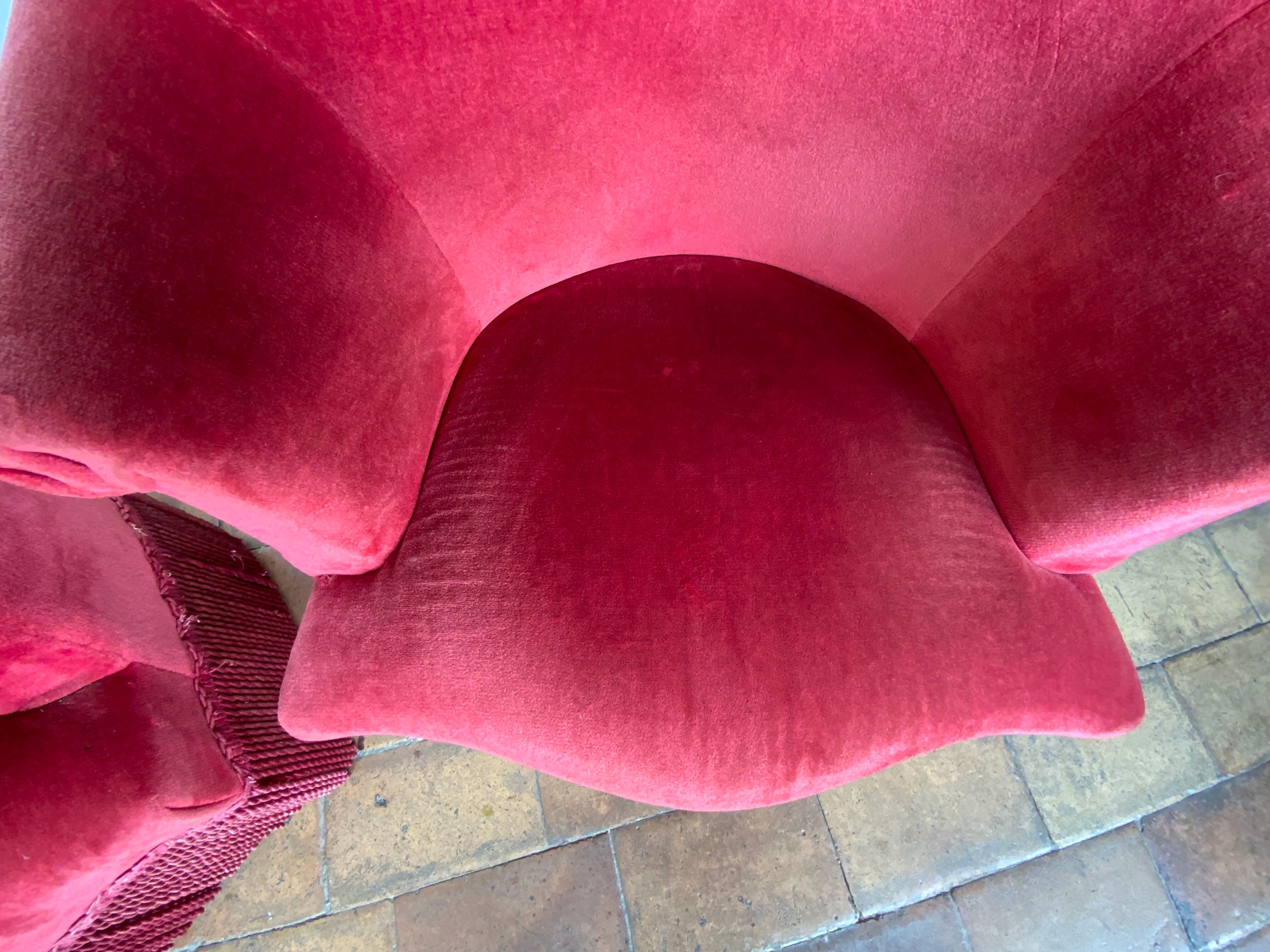 Pair of toad armchairs