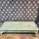 Blue lacquered teak coffee table