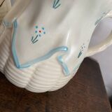 Set of 2 vintage pitchers - 1950 - Barbotine