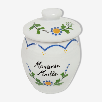 Mustard tree, old mustard pot Maille in old earthenware
