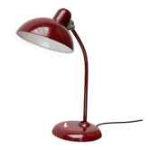Mid-Century German Dark Red 6556 Table Lamp by Christian Dell for Kaiser Idell, 1960s