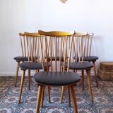 Lot de 6 chaises Baumann
