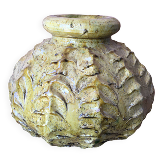 Poterie de tamegroute en terre cuite émaillée