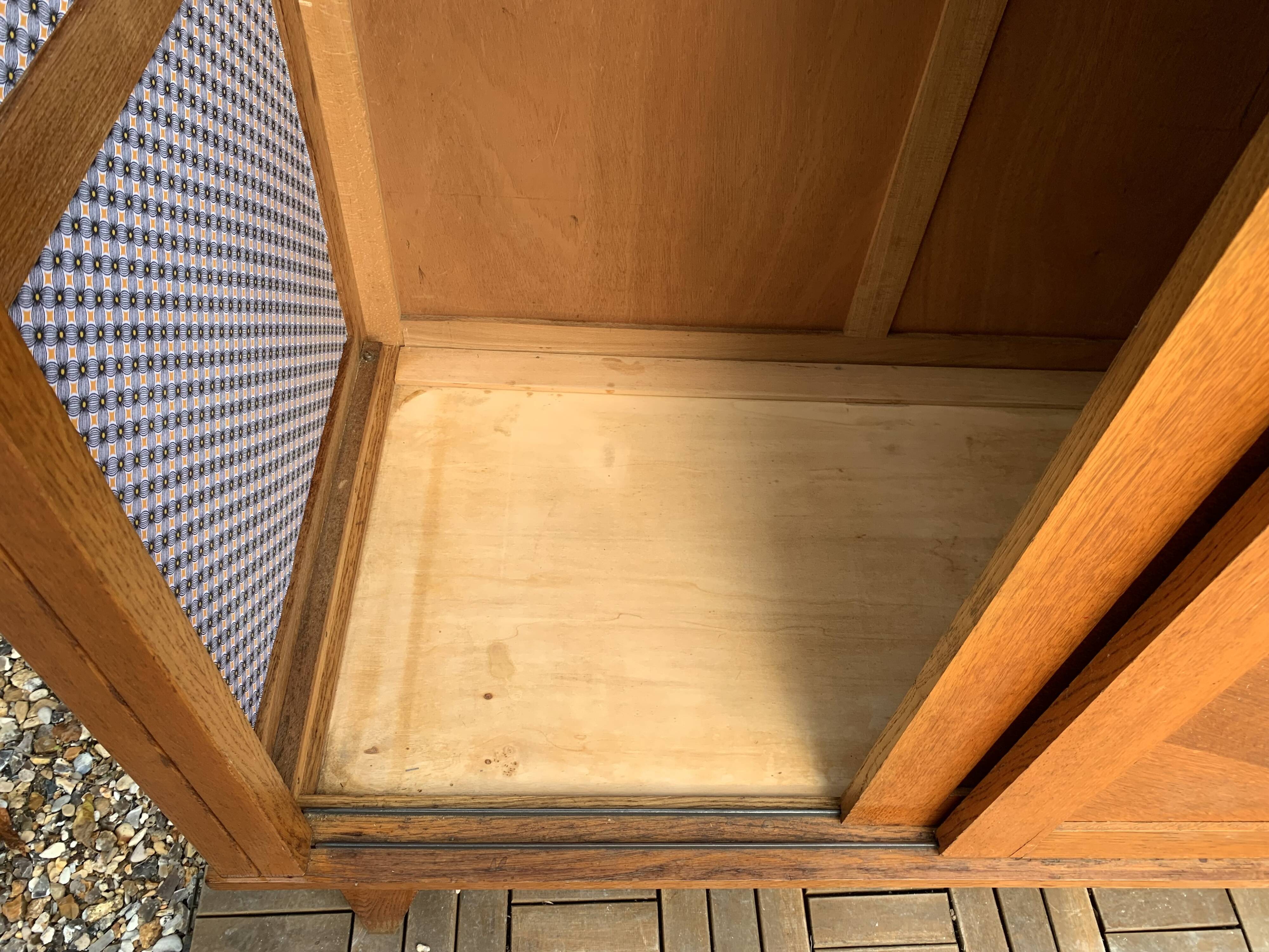 Vintage wardrobe compass feet wardrobe 1950