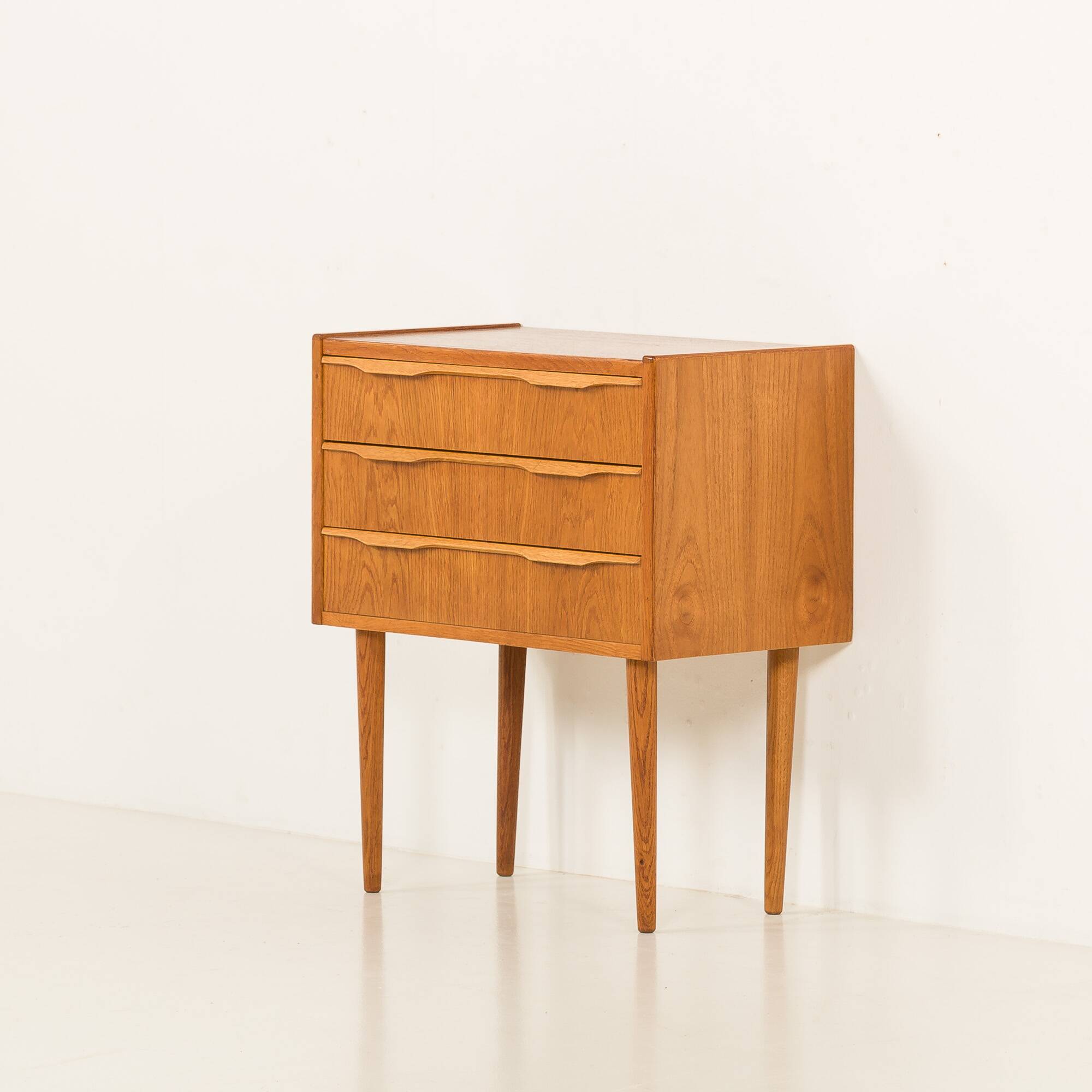 Small Danish mid century modern teak dresser, 1960s