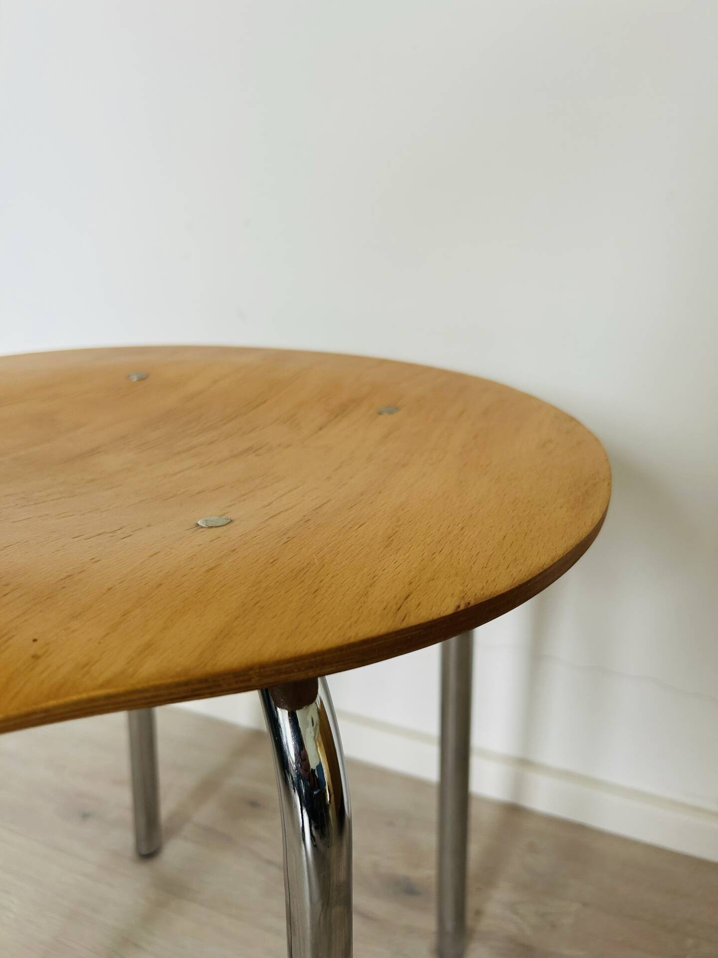 Vintage Wooden Ottoman by Kovona, Czechoslovakia 1970’s